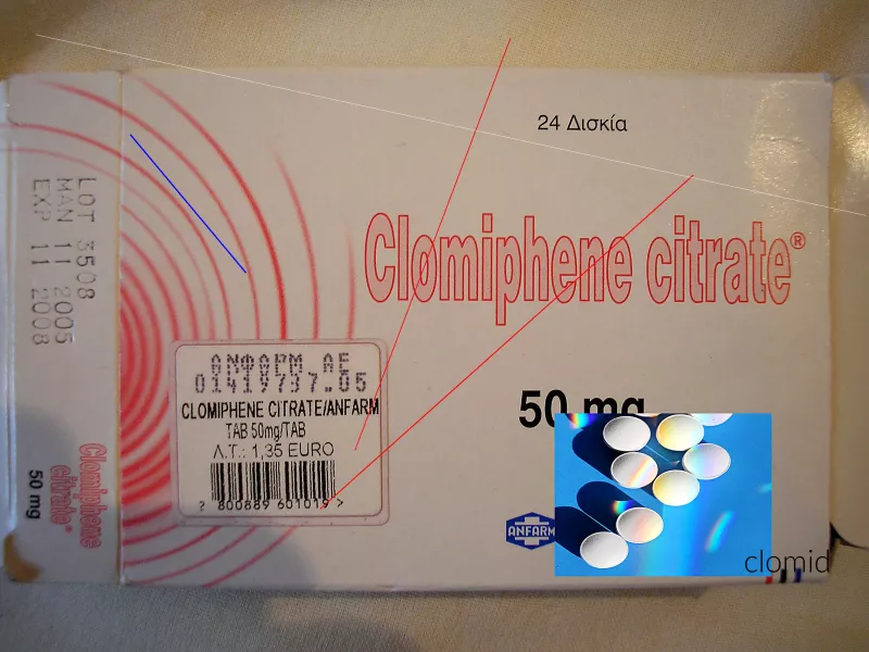 Clomid 50mg sans ordonnance